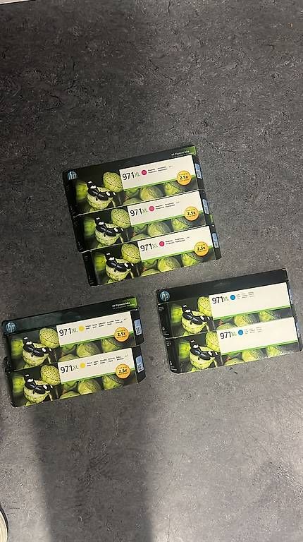 Cartucce per stampanti & toner: 7× Original HP 971XL Druckerpatronen – Usato da Oberglatt venduto da Prinzip
