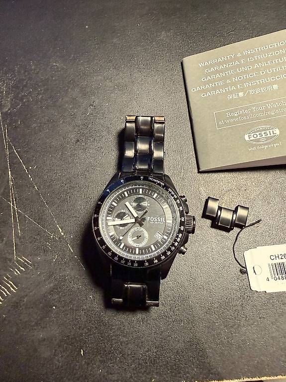 Fossil Orologi: Fossil Chronograph CH2601 - Original-Set, neue Batterie – Usato da Hilterfingen venduto da bes_kvx6 1
