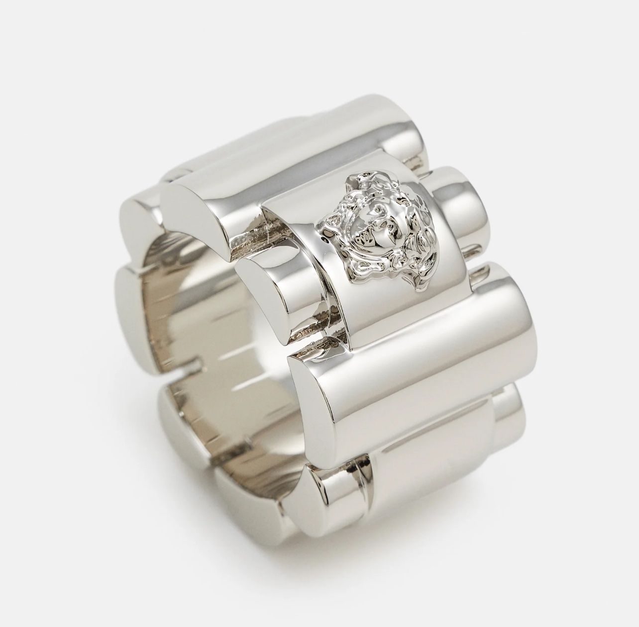 Versace Anelli: Versace UNISEX - Ring, silbrig Gr. 55 (15) – Nuovo e nell'imballaggio originale da Oberaach venduto da Dandy2021 2