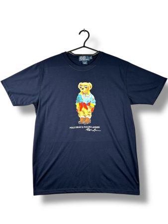 T-Shirt Ralph Lauren Bear Bleu - Taille S