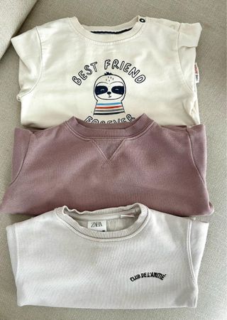 Kid’s sweatshirts x 3, size 80