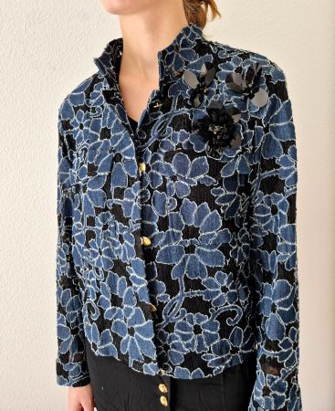 TALBOT RUNHOF JACKE JEANSJACKE  40 L NP 790 € BLAZER TOP
