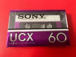 SONY UCX-60 Chrom Audio-KULT-Kassette im Originalzustand rar
