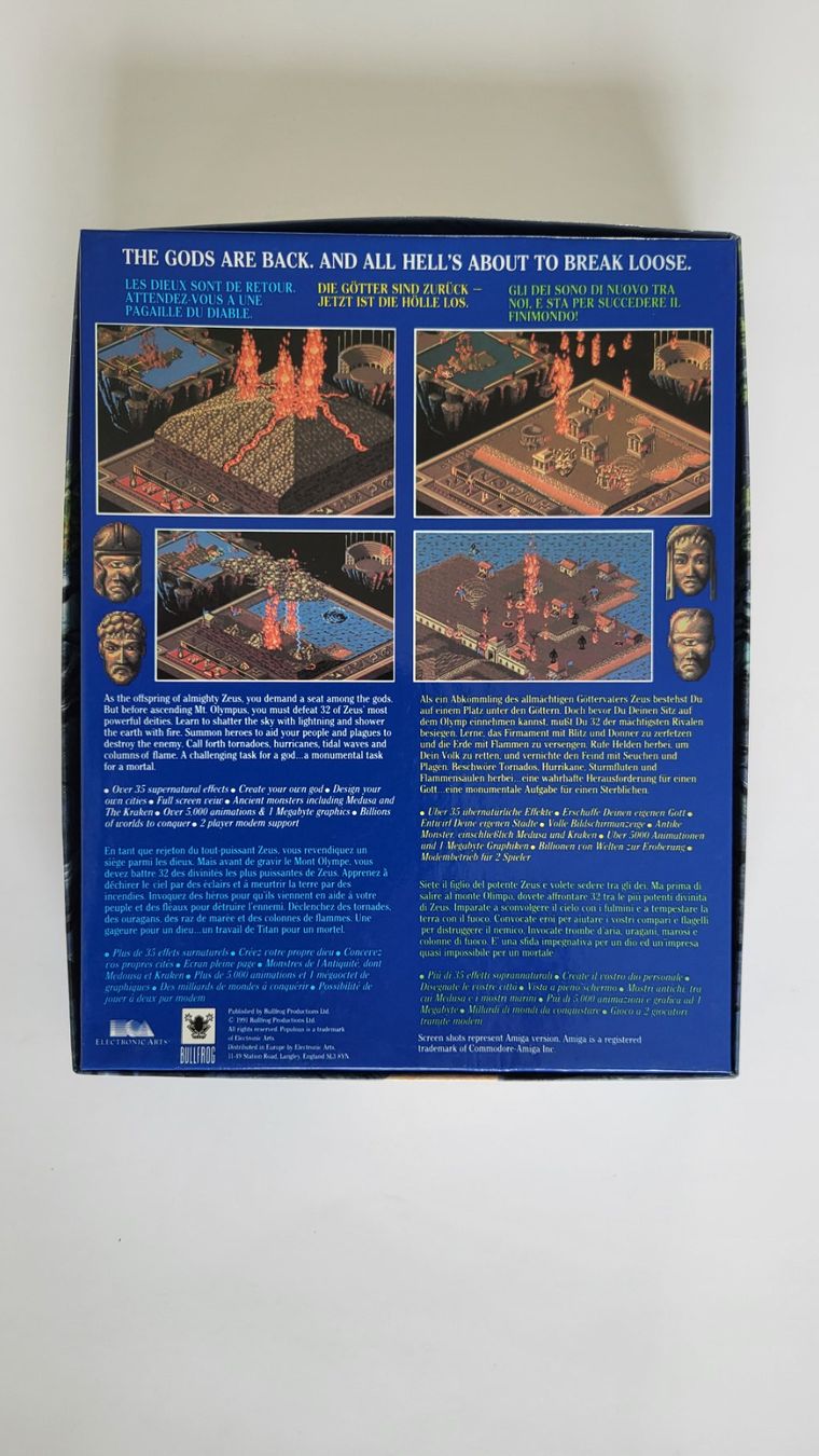 Spiele: Amiga Spiel - Populous 2 - Big Box – Gebraucht aus Rosshäusern von West66 1