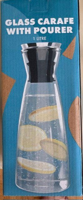 Caraffe: Glas-Karaffe mit Aussgiesser 1 Liter – Nuovo e nell'imballaggio originale da Bäriswil BE venduto da Elmejor11
