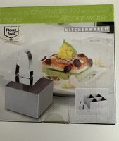 Vorspeisen und Dessertringe Set 4 Stk. Edelstahl neu