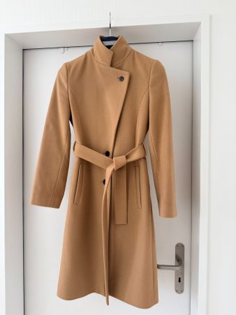 Black Label HUGO BOSS Mantel Camel/Beige Wolle/Kaschmir XS/S