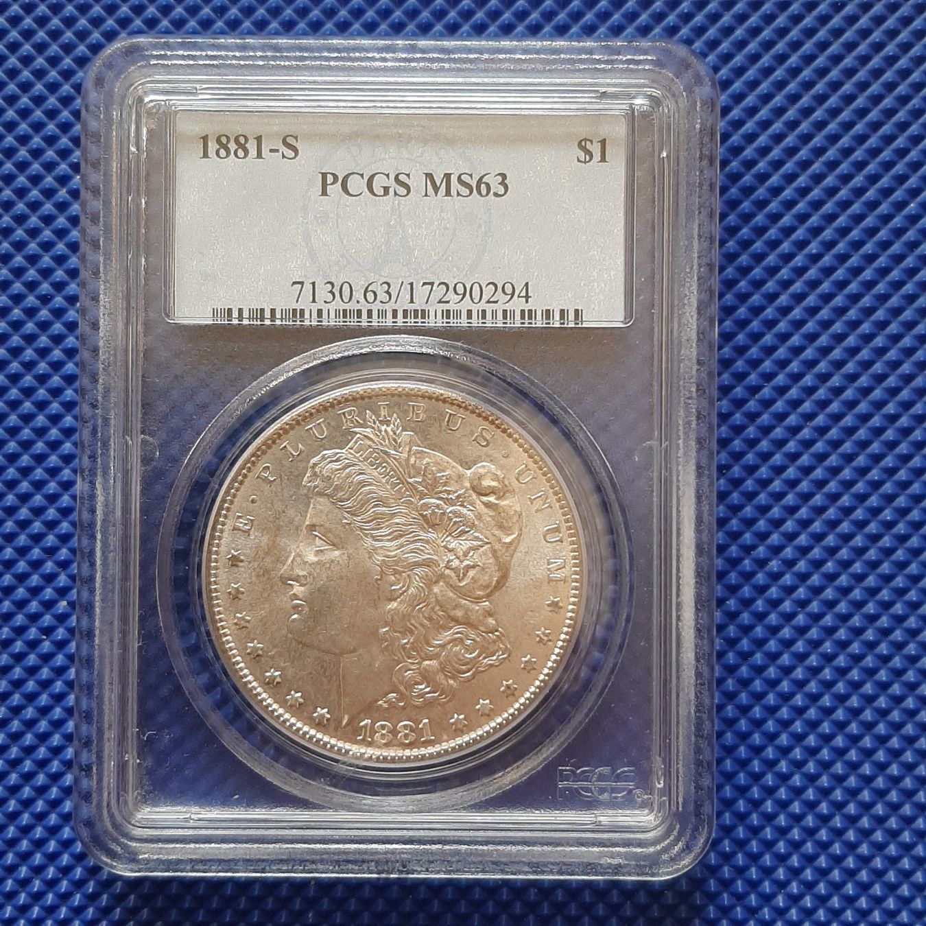 Tutti le monete: 1881-S Morgan Dollar PCGS MS63 – Usato da Carouge GE venduto da cecob0909