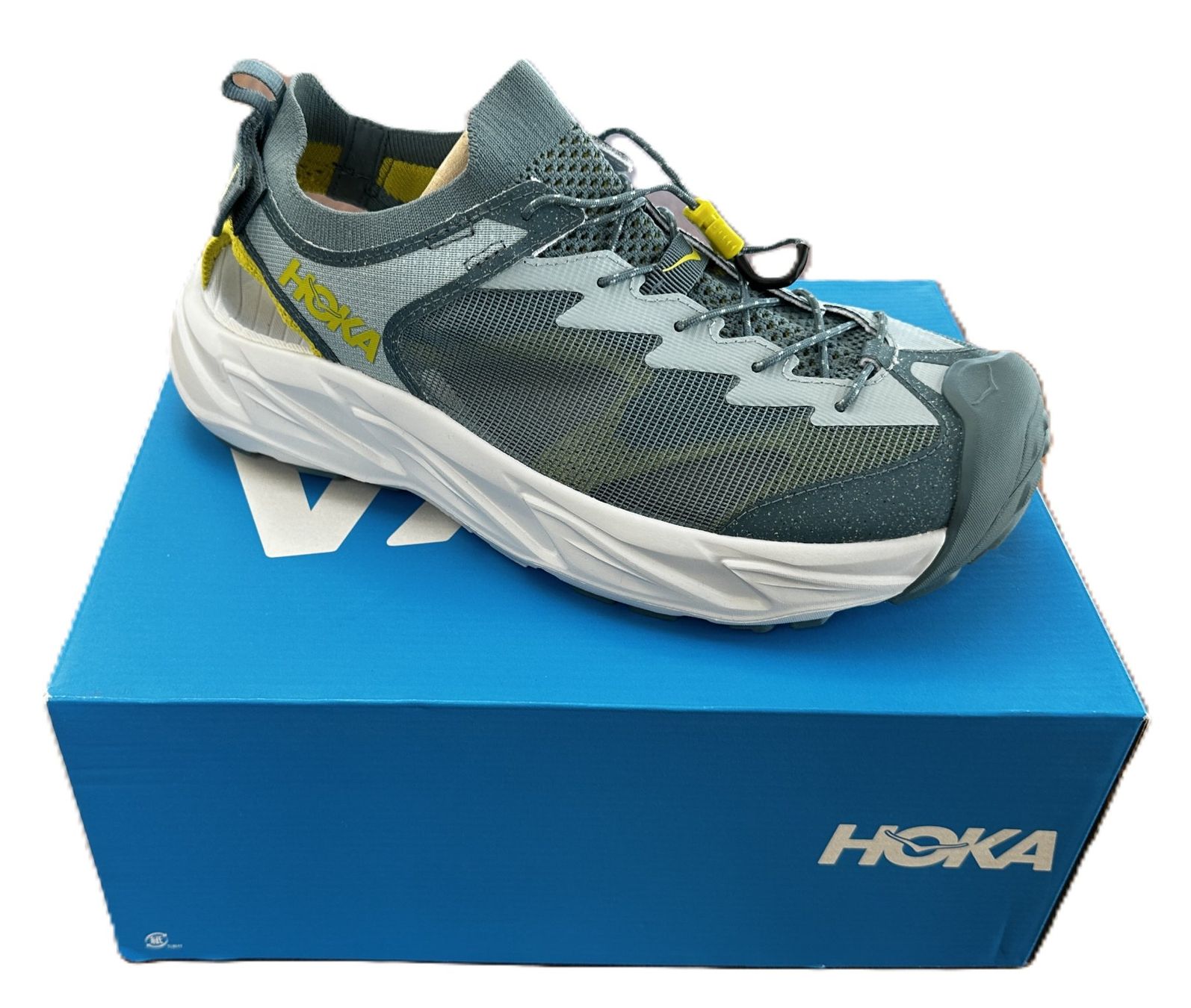 Hoka One One Herrenschuhe: Hoka Hoppara 2 Trekkingschuhe, Grau/Gelb, Grösse 44 2/3 UK10 – Neu und originalverpackt aus Steffisburg von Volker1 3