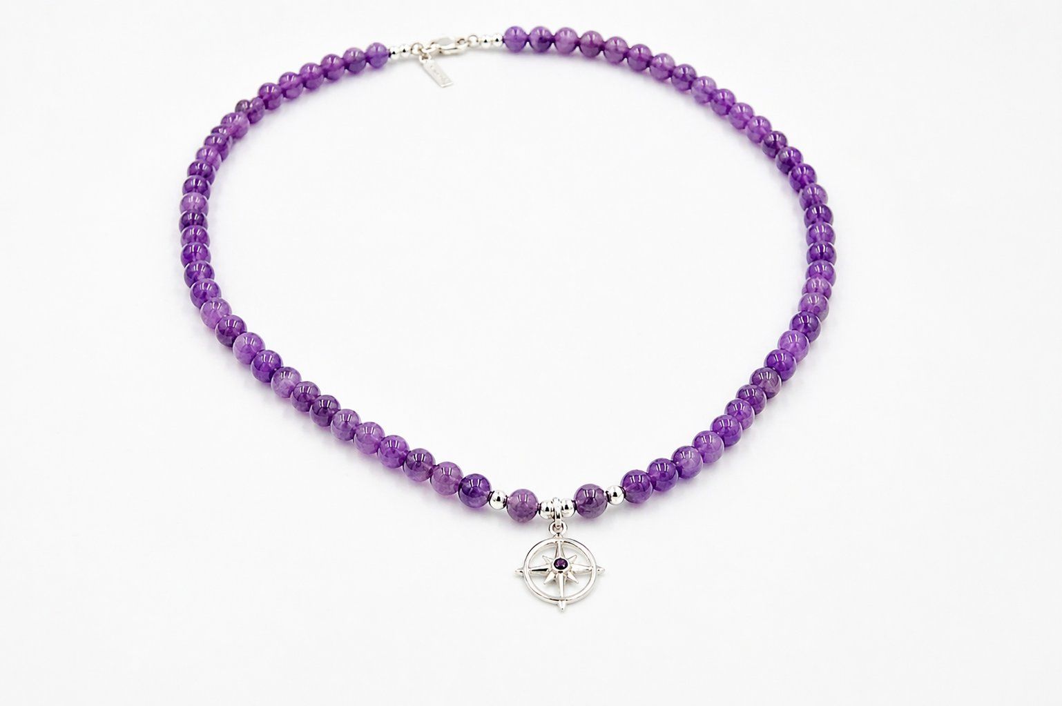 Catenine: Amethyst Kompass Halskette, MIVITA – Nuovo (secondo la descrizione) da Neuendorf venduto da Rewelt 3