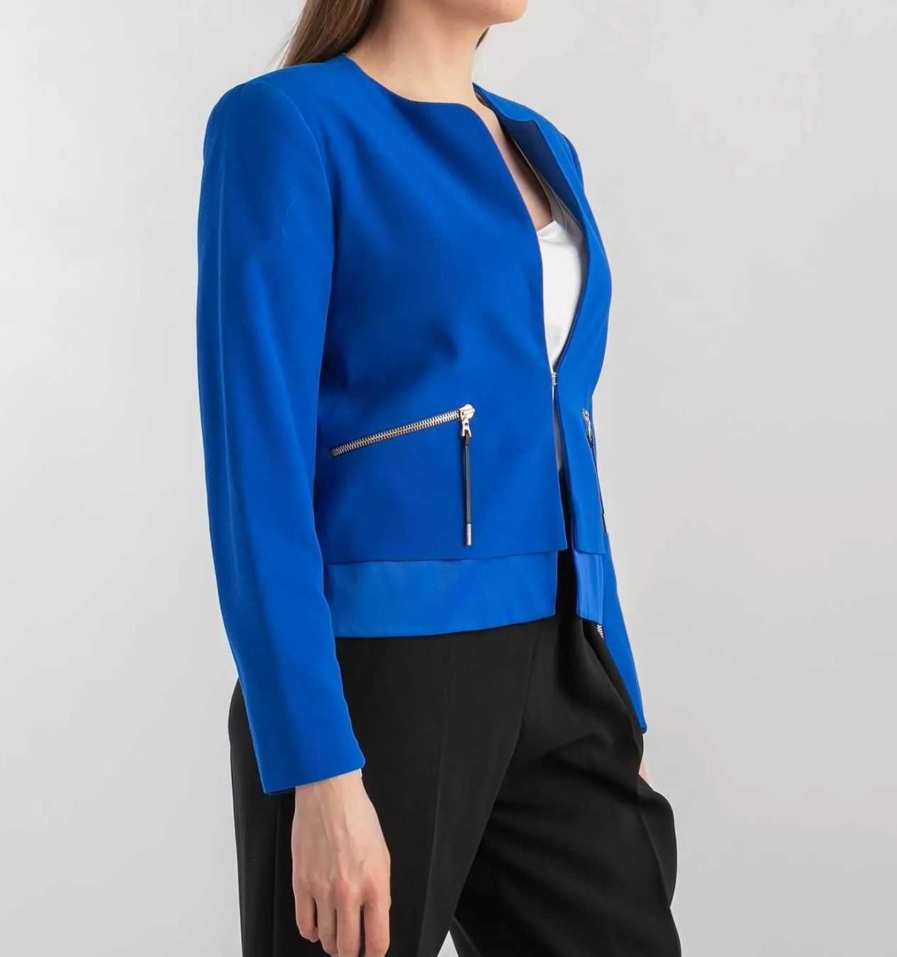 Sandro Giacche: Sandro Paris blau Blazer Jacket Gr.36 / S – Usato da Zürich venduto da cweber