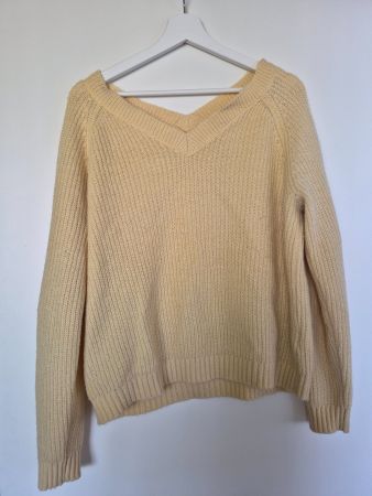 ONLY Strickpullover, Gr. L, gelb