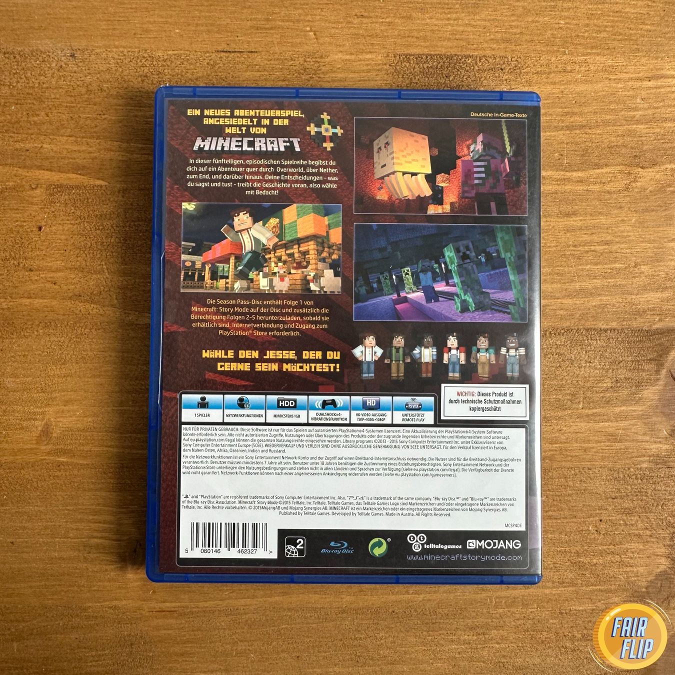 Giochi: PS4 - Minecraft Story Mode – Usato da Luzern venduto da fairflip 2