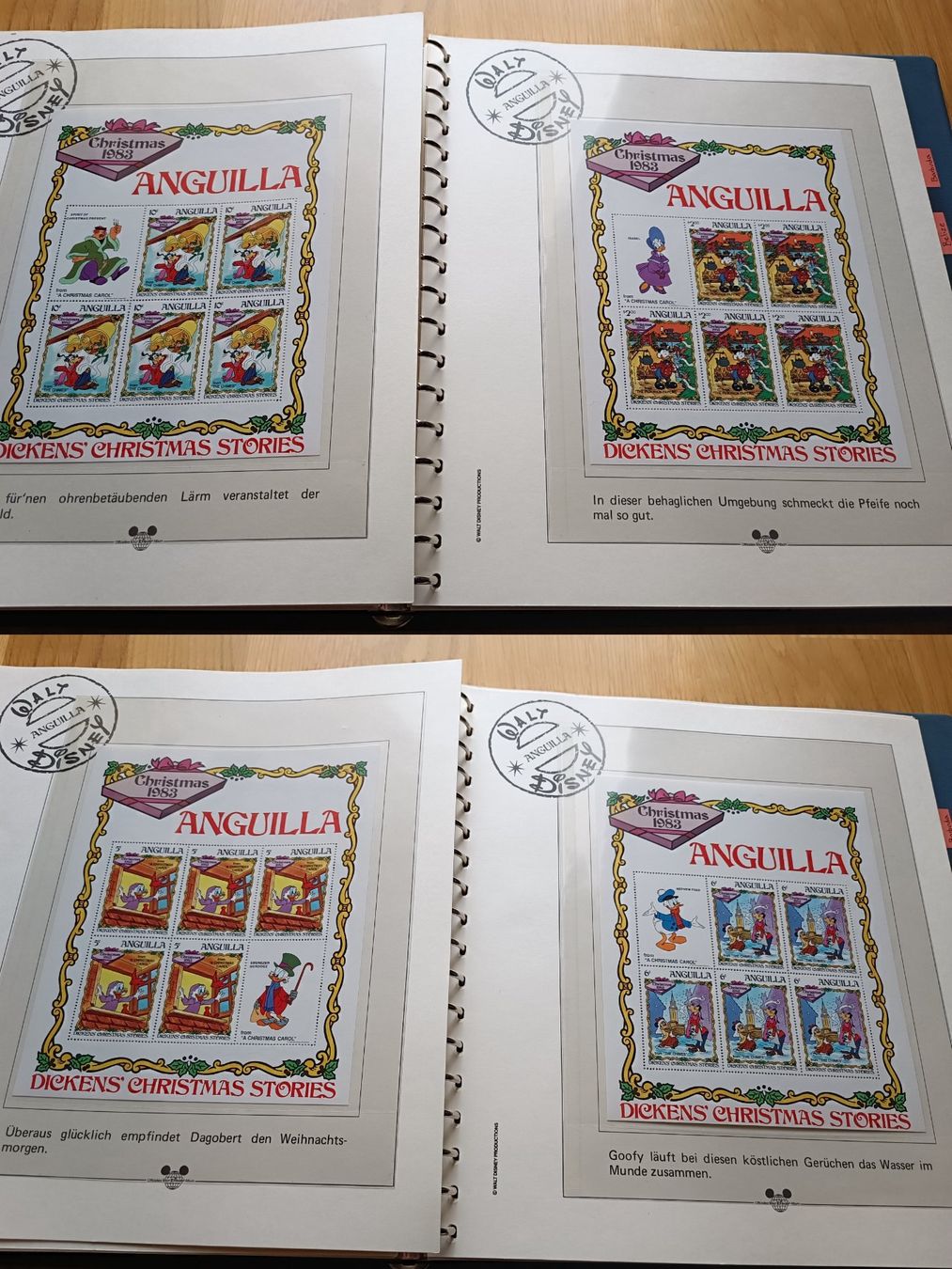 Lindner Album: Disney Briefmarken Album Anguilla – Usato da Otelfingen venduto da patida 5