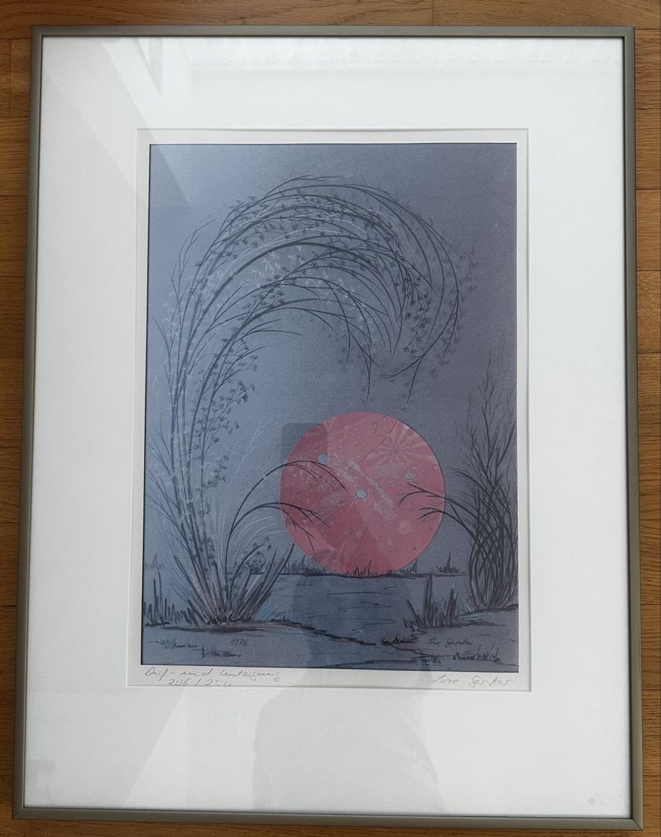 Grafica & Litografie: Original Lithografie Lore Genter 1978 206/250 – Usato da Bettwiesen venduto da bos_6pkg 1