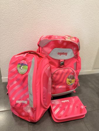 Ergobag Schulranzen Set Pink guter Zustand