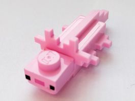 LEGO Minecraft mineaxolotl02 Minecraft Axolotl
