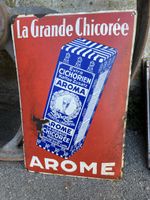 La grande Chicorée Arome Kaffee Emailleschild Langenthal