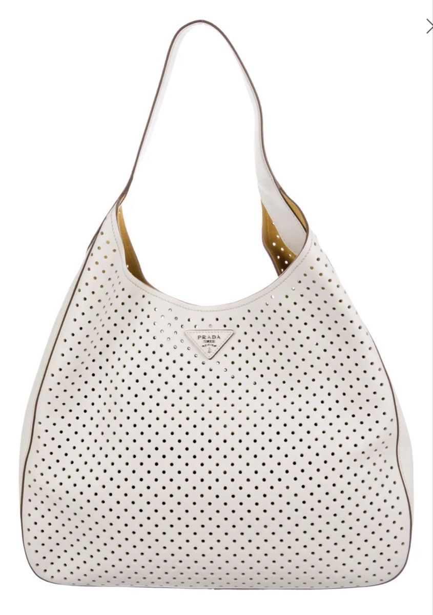 Prada Taschen für Damen: Prada Perforated City Calf Hobo Bag – Neu (gemäss Beschreibung) aus Zürich von Ju777