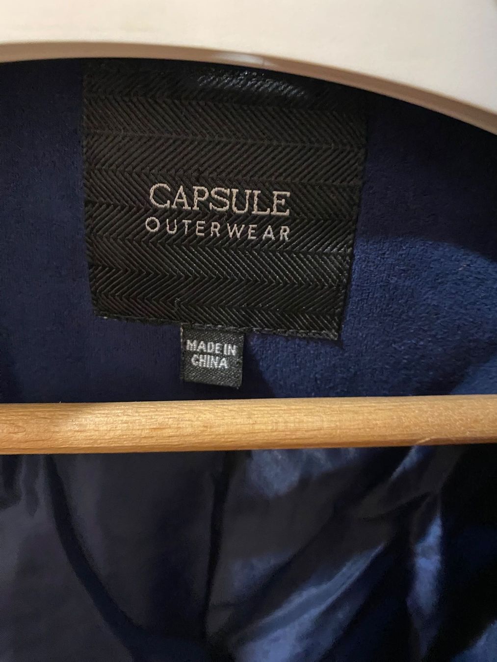 Jacken: Capsule Jacke in Wildleder-Optik blau Gr. 52 – Gebraucht aus Pratteln von a23_j2gs 8