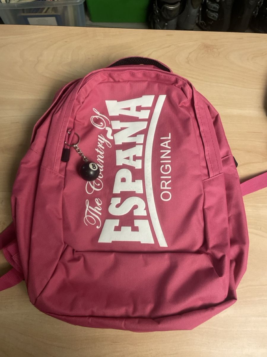 Borse & Zaini: Pinker Robin Ruth Rucksack, Pink, "Espana", mit Schlüsselanh – Nuovo (secondo la descrizione) da Obergerlafingen venduto da cabo4