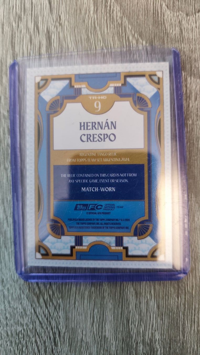 Topps Sammelbilder & Trading cards: Topps Argentinien Set 2024 Hernan Crespo mit Patch – Gebraucht aus St. Gallen von RudyundFloydCards 1