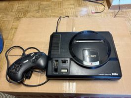 Sega Mega Drive 16-Bit Konsole mit Controller 