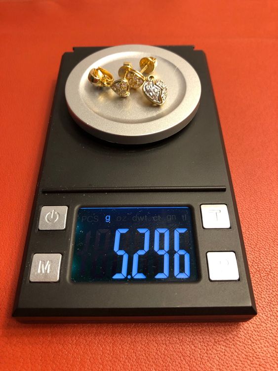 Orecchini pendenti & Orecchini a lobo: Ohrstecker "Broken Heart" aus 18 Karat Gelbgold Au 750 – Usato da Bern venduto da bombich 9