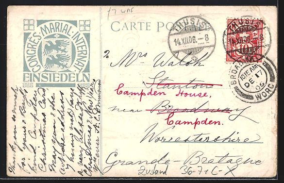 Cartes postales: Einsiedeln, Congres Marial International – D'occasion à Berlin par bartko-reher 1