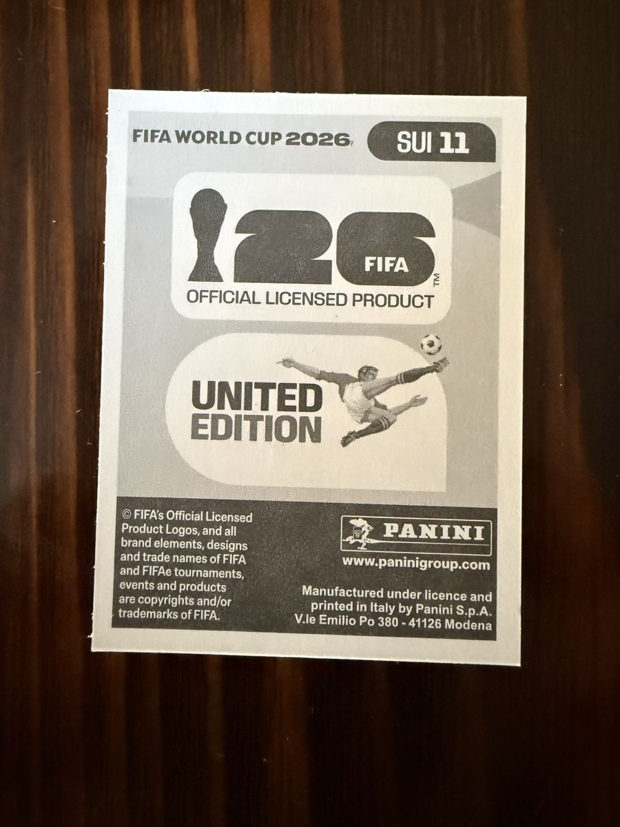 Panini Carte collezionabili: Panini SUI 11 Remo Freuler WM 2026 – Nuovo (secondo la descrizione) da Wolfhausen venduto da lunaire01 1