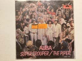 Abba Single - Super Trouper / The Piper