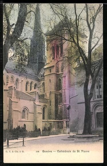 Cartoline postali: AK Genève, Cathédrale de St. Pierre – Usato da Berlin venduto da bartko-reher