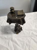 Antike Miniatur Tisch-Szene aus Bronze, Rarität!