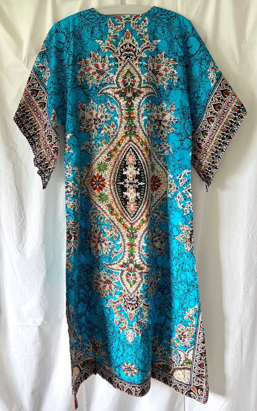 Vestiti: Türkisfarbenes Tunikakleid im Boho- Stil – Usato da Oberrieden venduto da pet_n2c2 3