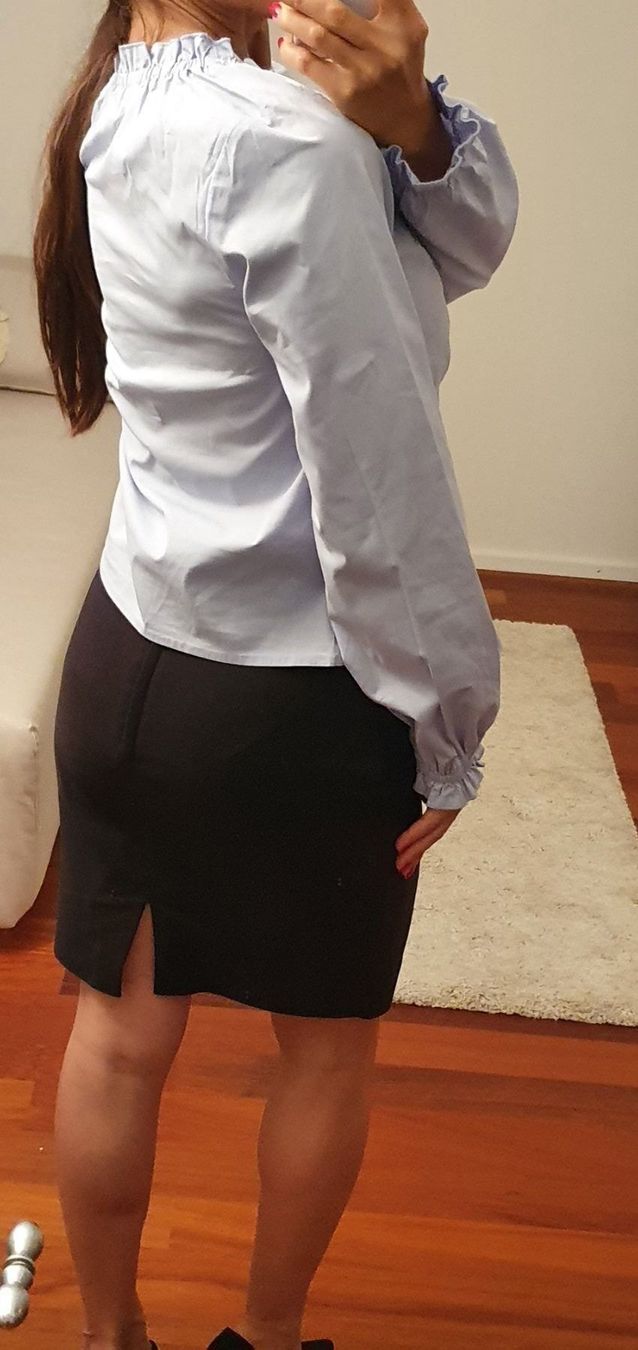 Camicette: Bluse NAKD Gr. 34 hellblau – Usato da Stansstad venduto da InStyle8 6