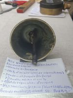 Ancienne clarine en bronze fin XIXe siècle état original