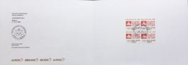 5 Stück: Faltblatt Sonderstempel Sion 2006 (Nagano 1998)