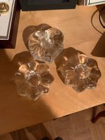 Bougeoirs en verre