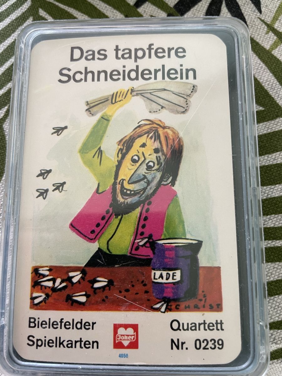 Spiele: Bielefelder Spielkarten: Das tapfere Schneiderlein – Gebraucht aus Oetwil an der Limmat von Pata