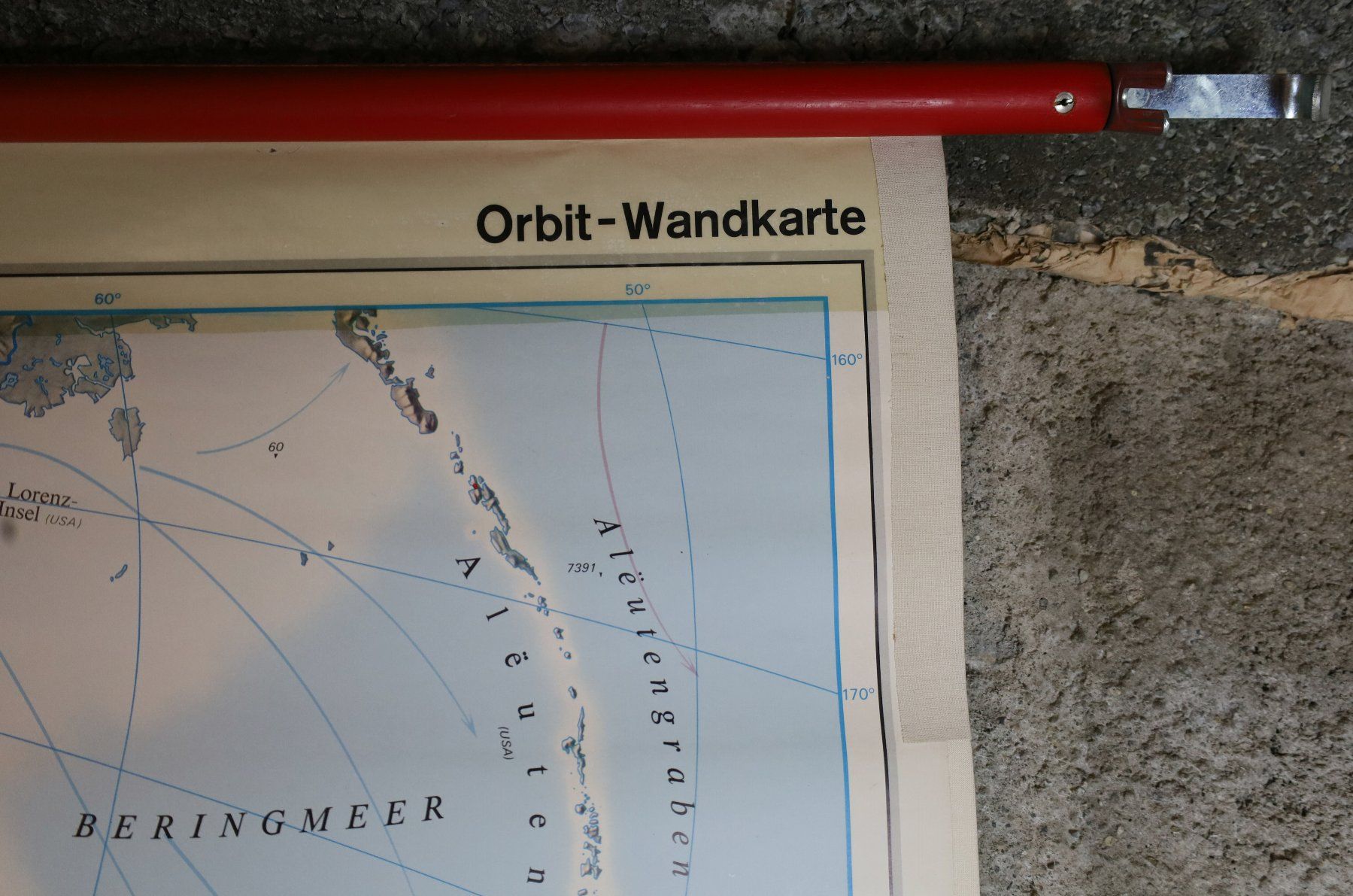 Cartine & Atlanti: XL Schulwandkarte "Asien" – Usato da Birrwil venduto da brandschatz_birrwil 4