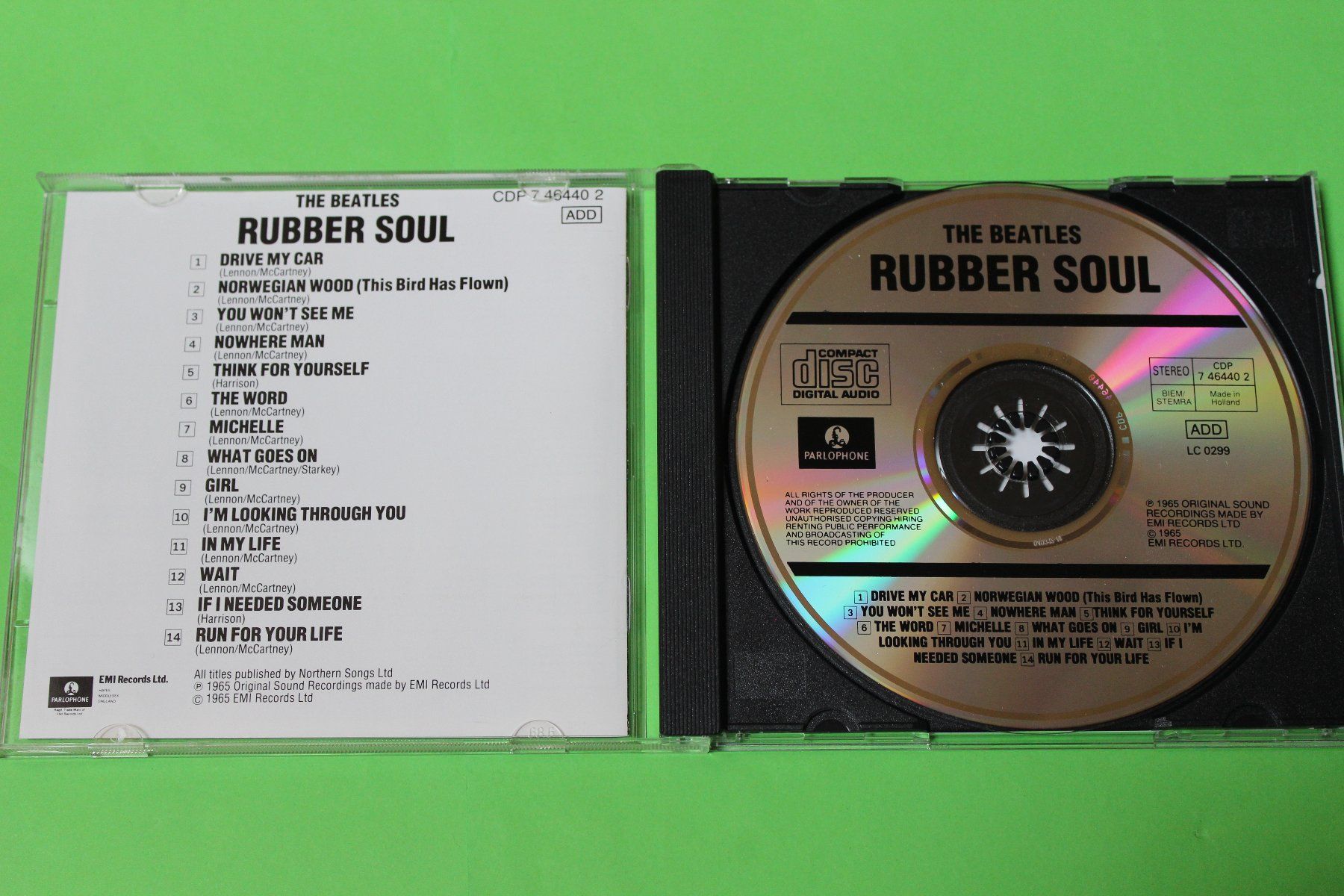 CD: THE BEATLES - RUBBER SOUL 80s-CD – Usato da Tübach venduto da JamesStone 3