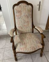Vintage Armlehnstuhl aus Holz Voltaire | TOP ZUSTAND