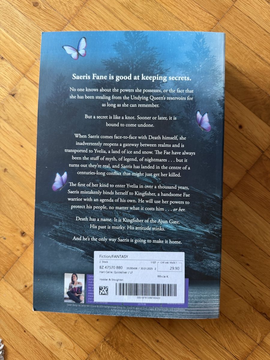 Libri: Quicksilver - Callie Hart, Buch 1 softcover – Usato da Bern venduto da joannnne 1