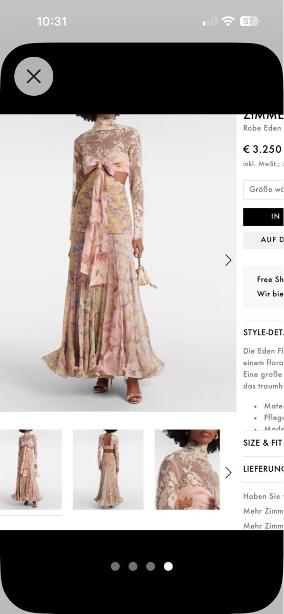 Kleider: Zimmermann Kleid – Neu (gemäss Beschreibung) aus Aetingen von Luv580