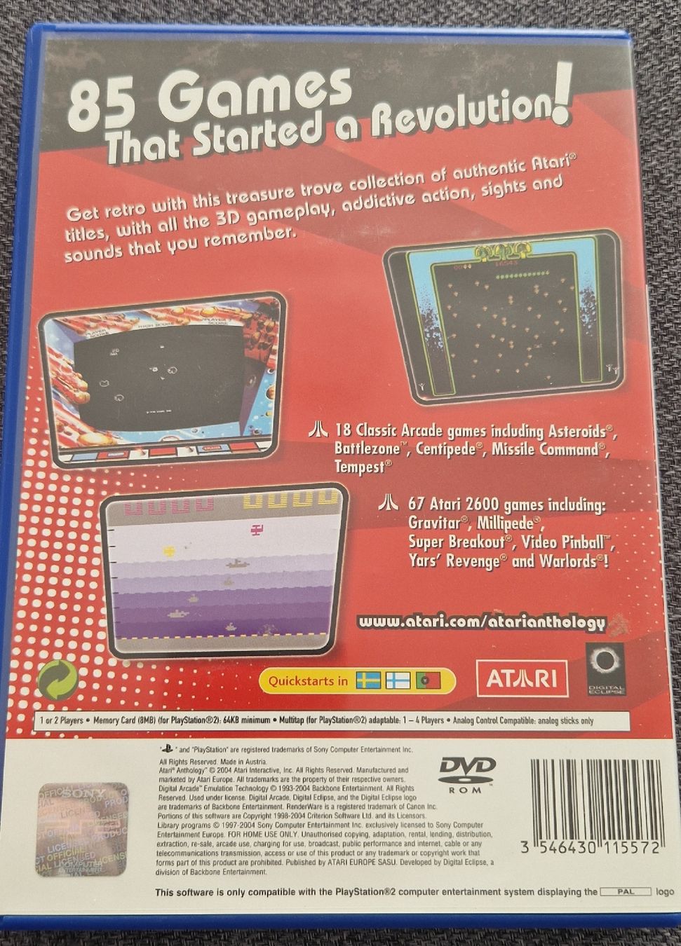 Sony Giochi: Atari Anthology PS2 – Usato da Villars-sur-Glâne venduto da MrLobTec 1