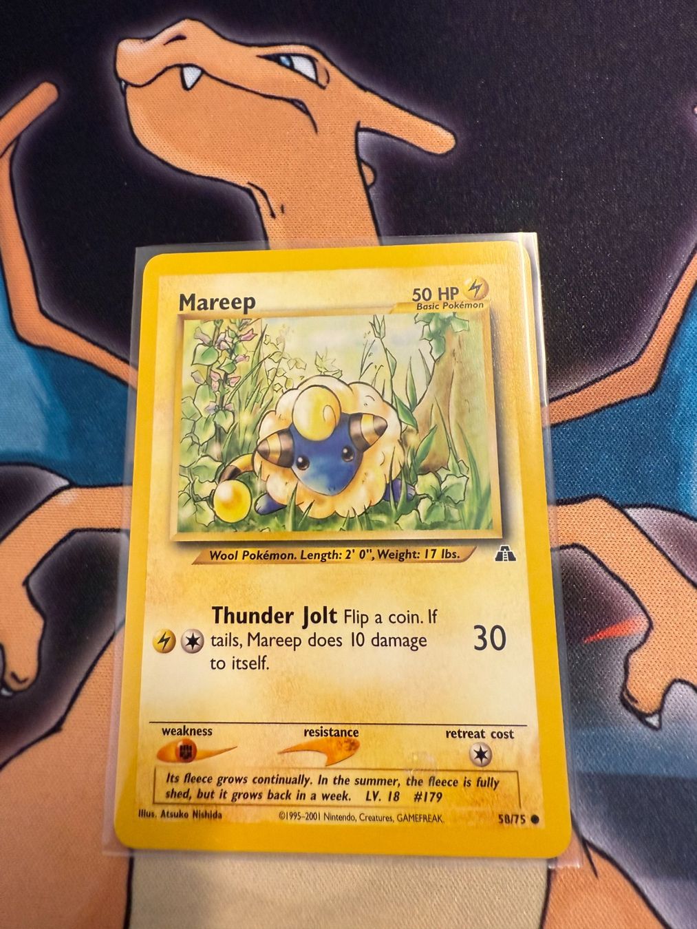 Pokémon Carte collezionabili: Mareep (NDI 58) - Neo Discovery – Usato da Bülach venduto da Pfrenzel