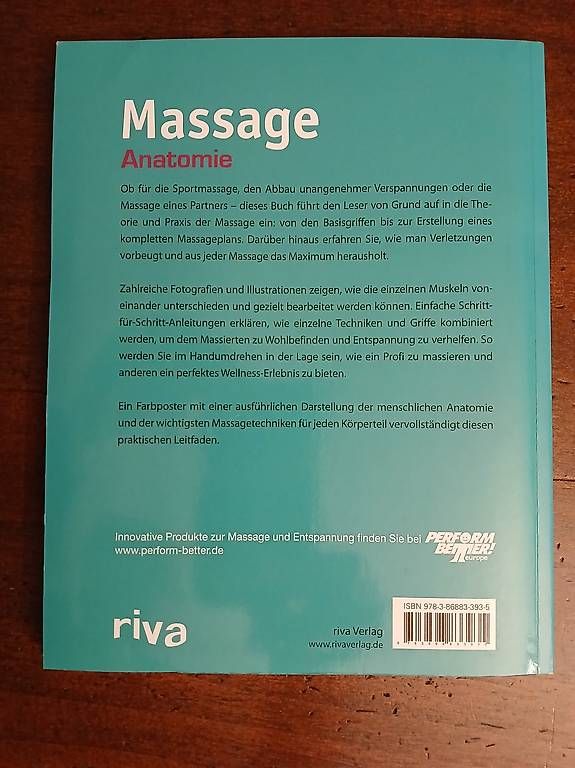 Libri: Massage Anatomie – Usato da Arlesheim venduto da brs_j8pg 1