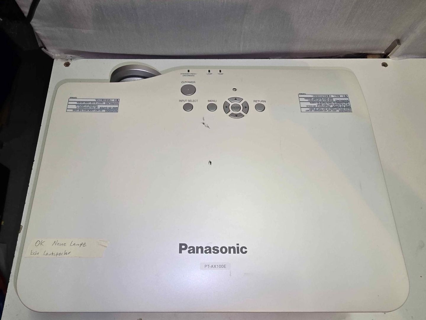 Panasonic Videoprojektoren: Panasonic Beamer PT-AX100E – Gebraucht aus Lenzburg von cameleoncolor 7