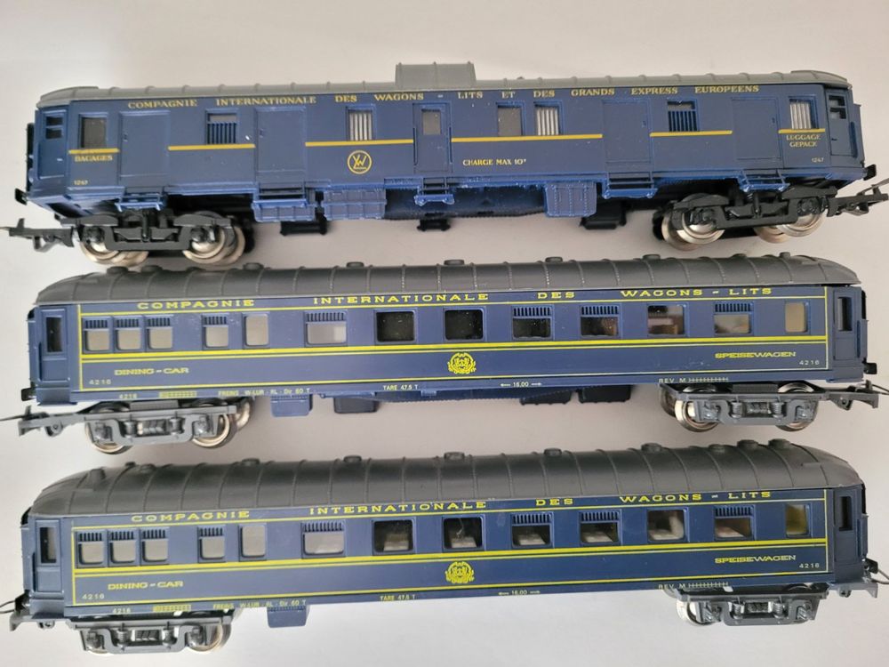 3 x Jouef H0 CIWL avec OVP ( 2x 5600 1x 4600) 2