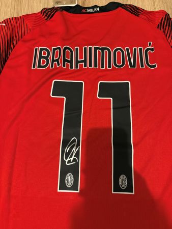Zlatan Ibrahimovic Shirt - Signed - Authenticated by SSA